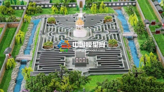 大型皇家園林沙盤模型重現(xiàn)圓明園昔日輝煌
