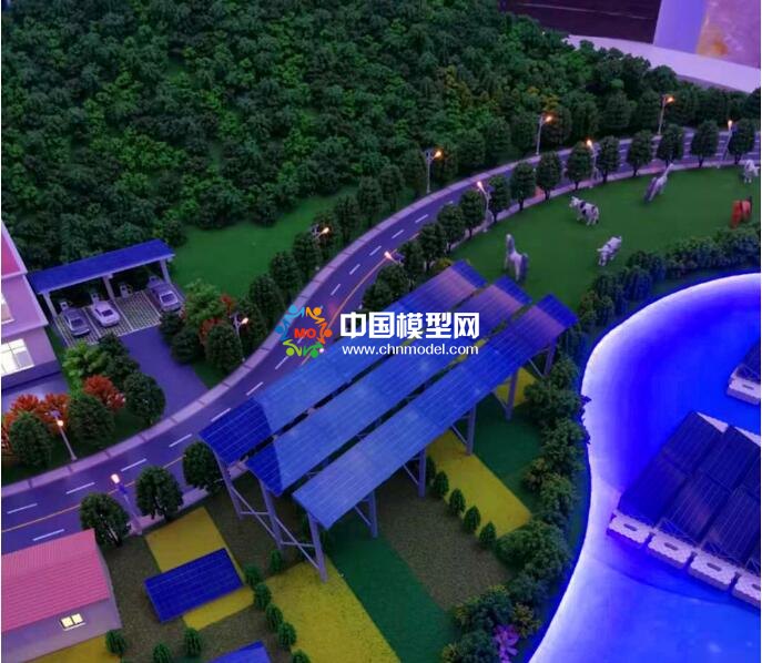 光伏風(fēng)電新能源場(chǎng)景沙盤模型