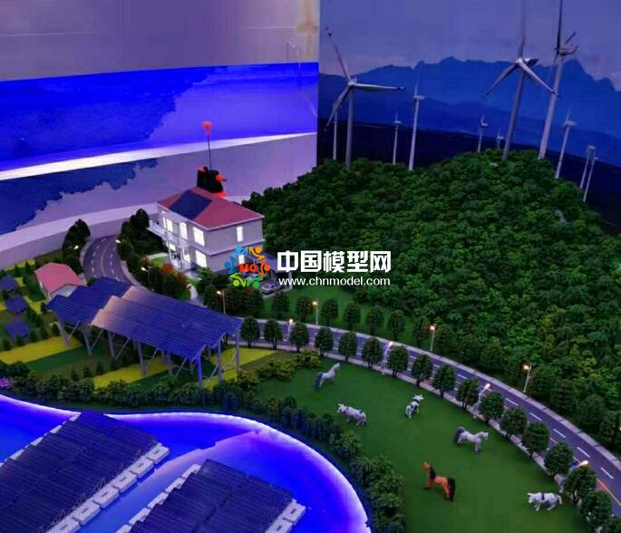 光伏風(fēng)電新能源場(chǎng)景沙盤模型