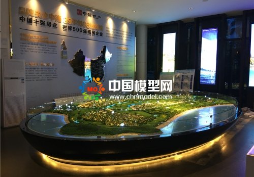 精工細(xì)制的別墅沙盤模型