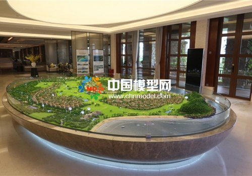 精工細(xì)制的別墅沙盤模型