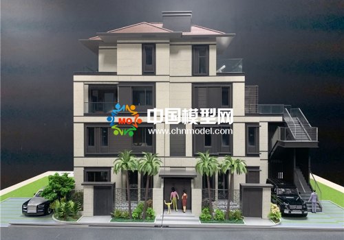 精工細(xì)制的別墅沙盤模型