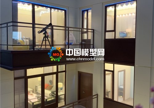 精工細(xì)制的別墅沙盤模型