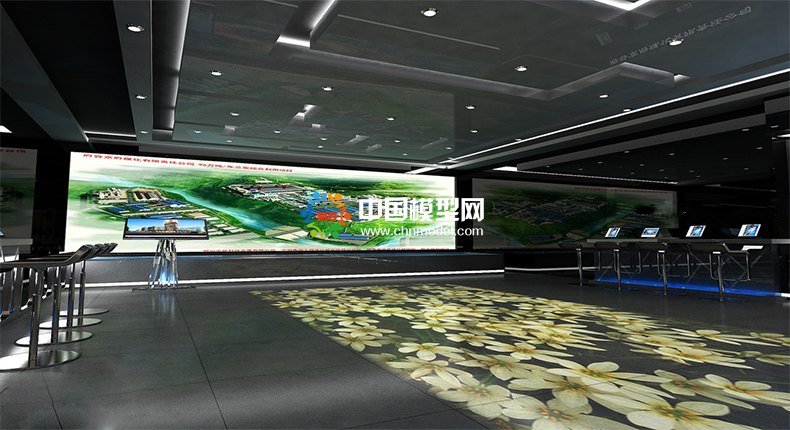 電子沙盤也是沙盤模型的一類，展示信息量更大