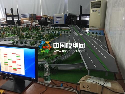 智慧城市交通模擬仿真教學(xué)沙盤模型