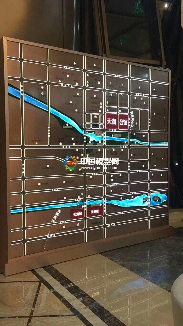 天潤國際公館售樓建筑模型
