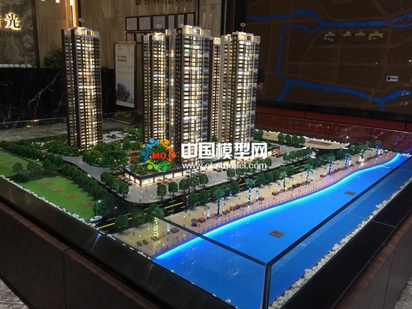 濱江時光園樓盤沙盤模型