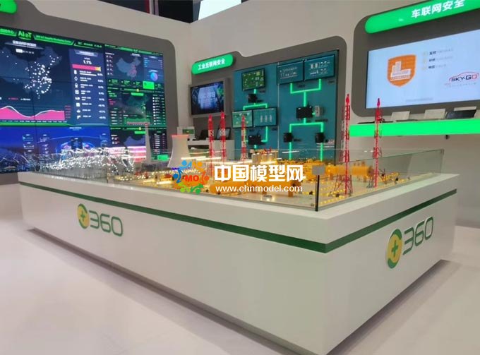 工業(yè)互聯(lián)網安全態(tài)勢感知平臺沙盤模型