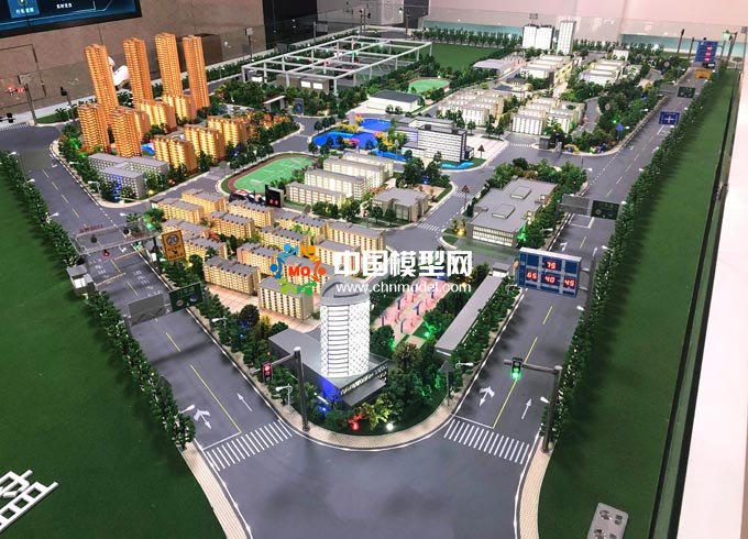 學(xué)院智能交通實(shí)訓(xùn)系統(tǒng)沙盤(pán)模型