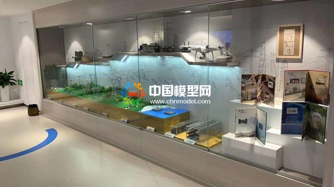 輸變電用電線桿展示沙盤模型