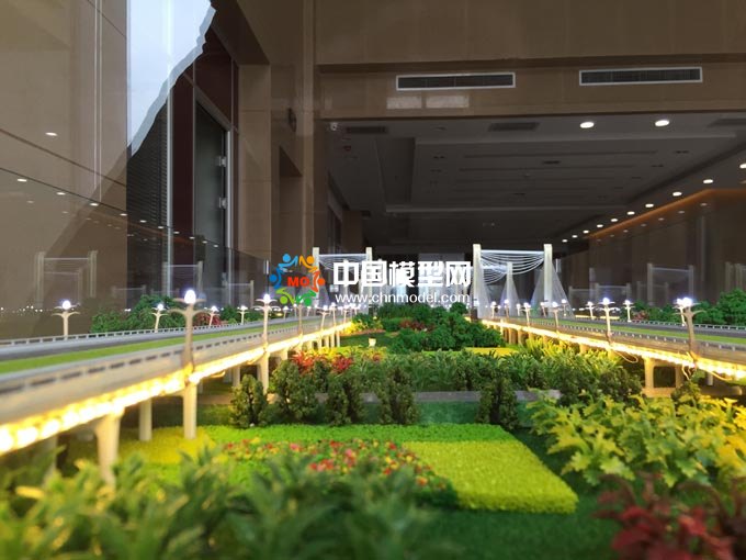 高速公路橋沙盤模型