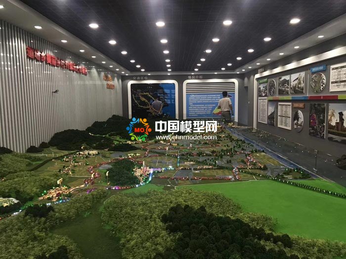 道場鄉(xiāng)美麗鄉(xiāng)村示范樣板區(qū)沙盤模型