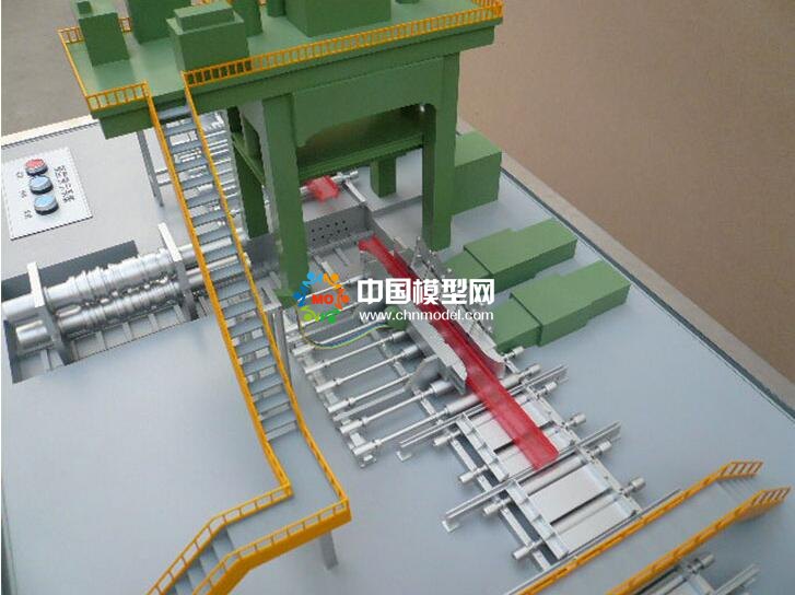 鋼鐵軋輥成產(chǎn)線沙盤模型