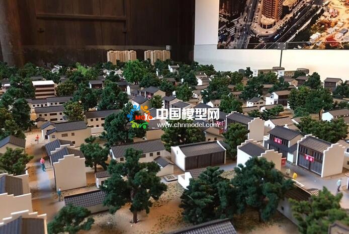 老街沙盤模型，復(fù)原模型