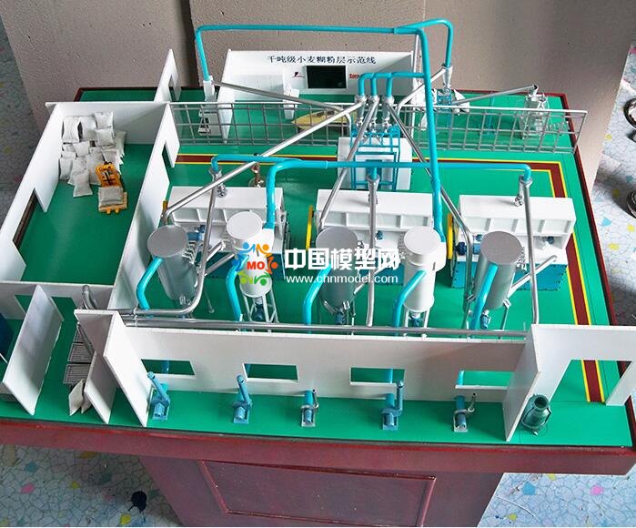中科院：小麥糊粉層分離技術(shù)沙盤(pán)模型