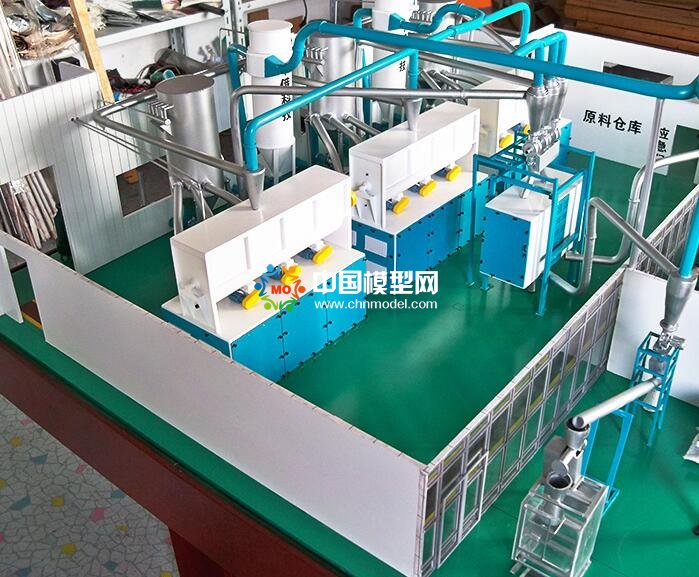 中科院：小麥糊粉層分離技術(shù)沙盤(pán)模型