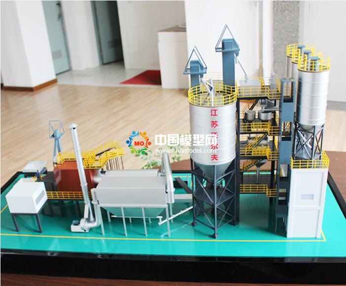 干粉砂漿成套設(shè)備沙盤模型