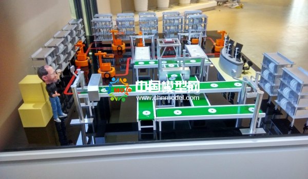 智慧工廠沙盤(pán)模型，生產(chǎn)線沙盤(pán)模型