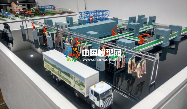 智慧工廠沙盤(pán)模型，生產(chǎn)線沙盤(pán)模型