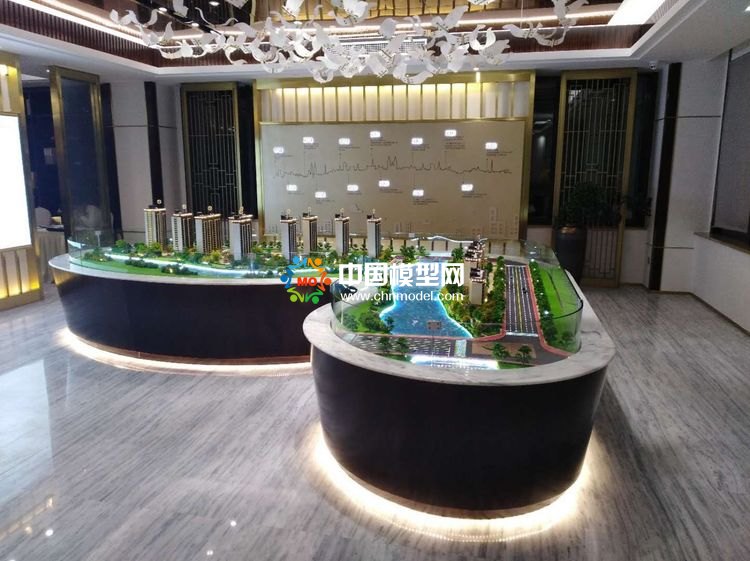 高檔樓盤模型底座，售樓部沙盤展臺(tái)（收藏）