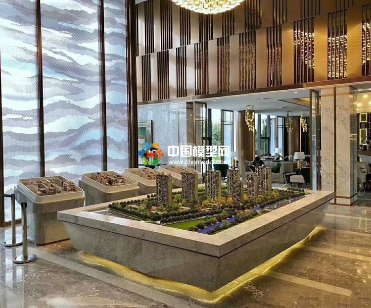 高檔樓盤模型底座，售樓部沙盤展臺(tái)（收藏）