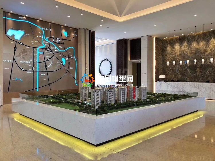 高檔樓盤模型底座，售樓部沙盤展臺(tái)（收藏）