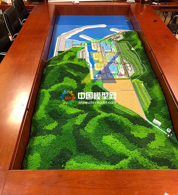 陽(yáng)江核電站廠區(qū)沙盤(pán)模型