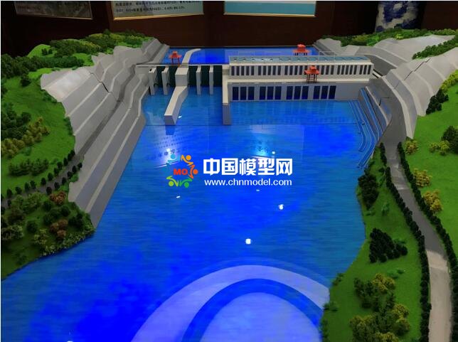 金沙江水電站沙盤模型