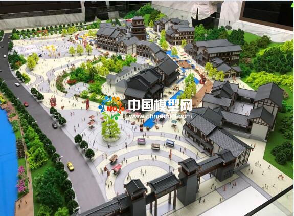 風情古鎮(zhèn)沙盤模型