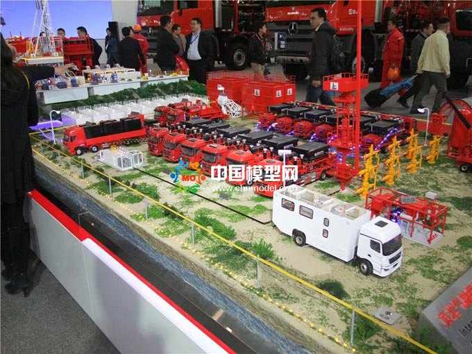 頁巖氣勘測(cè)開發(fā)裝備一體化沙盤模型