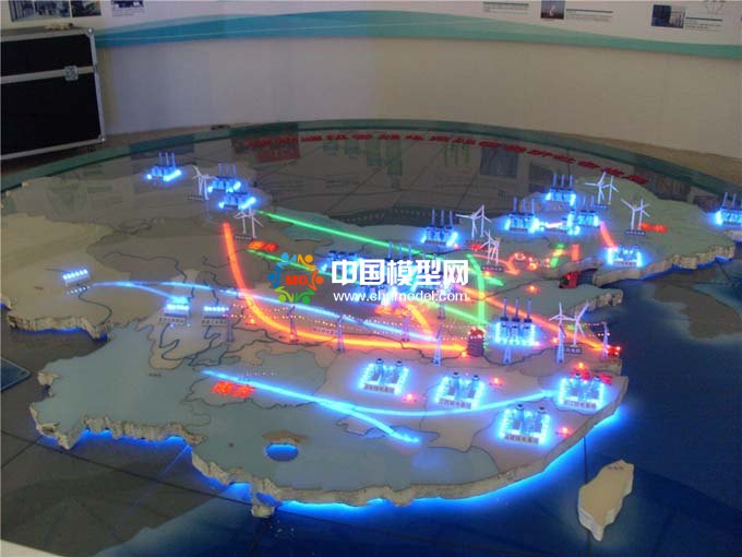 西電東輸線(xiàn)路沙盤(pán)模型