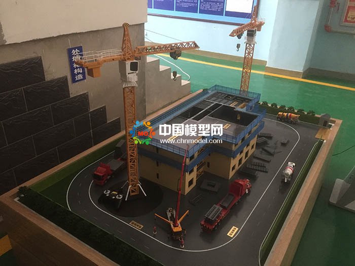 建筑施工場(chǎng)景沙盤(pán)模型