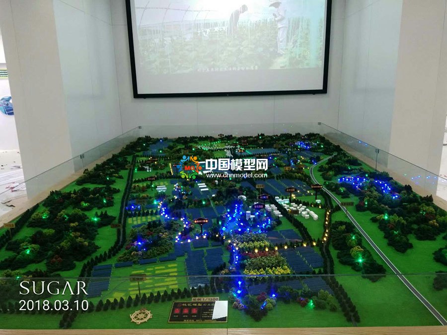 光伏產業(yè)園沙盤模型