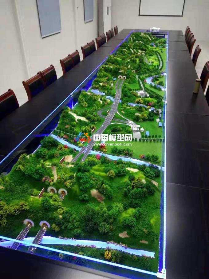 會(huì)議桌式沙盤(pán)高速公路沙盤(pán)模型