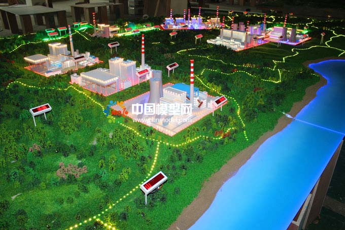 國家電投能源分布沙盤模型