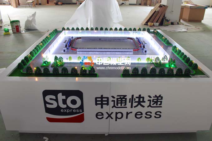 快遞物流沙盤，智能分揀模型