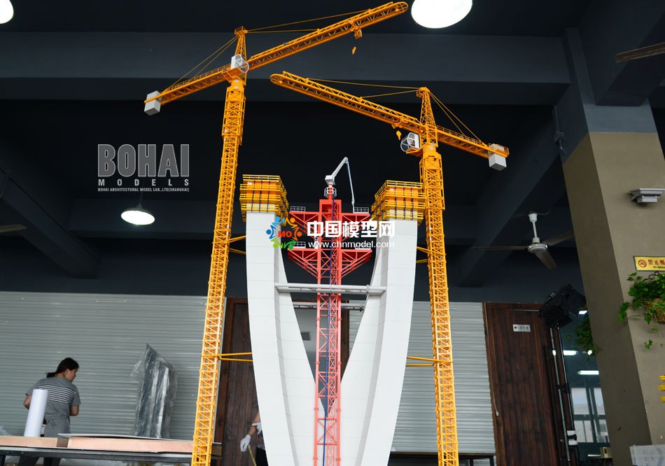 摩洛哥布里格里格河谷斜拉橋模型