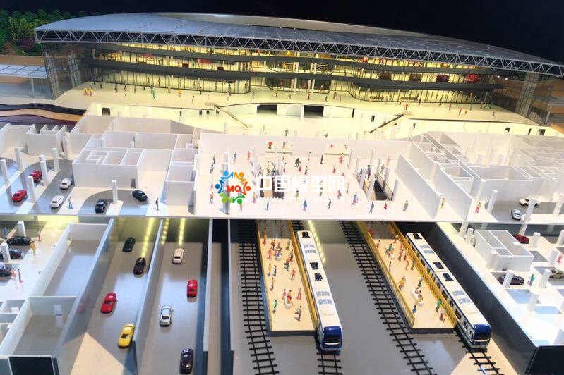 包頭立體交通樞紐沙盤模型