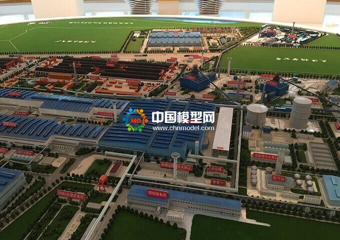 國內(nèi)部分鋼鐵廠沙盤模型