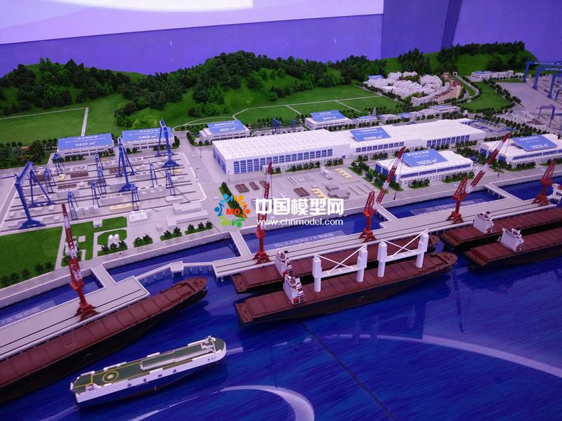 海運(yùn)重工沙盤(pán)模型，海工裝備修造模型