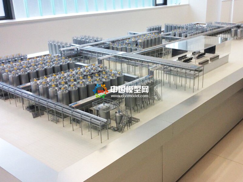 牛奶生產(chǎn)線模型，乳業(yè)生產(chǎn)線沙盤模型