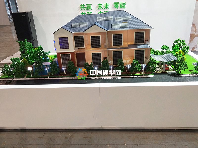 碳中和碳達(dá)峰沙盤(pán)模型，零碳光伏模型