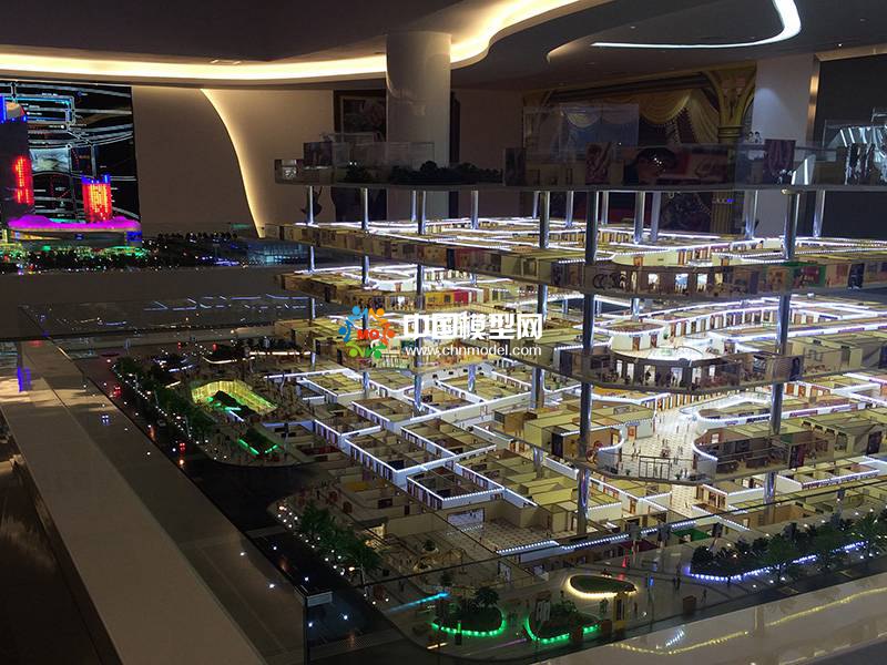 商業(yè)多層升降沙盤(pán)模型