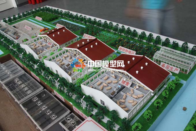 有機(jī)肥生產(chǎn)沙盤，生態(tài)循環(huán)污水處理沙盤模型