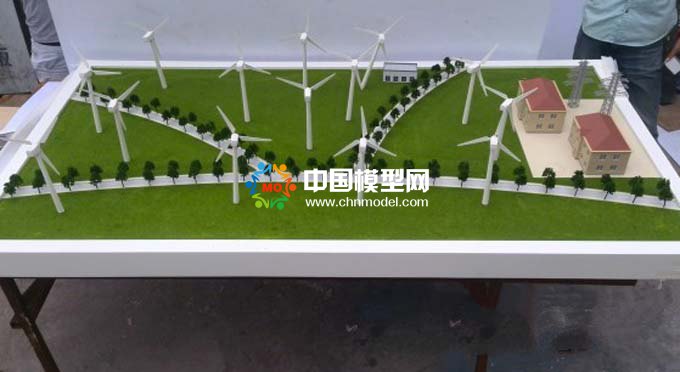 風(fēng)電場沙盤模型
