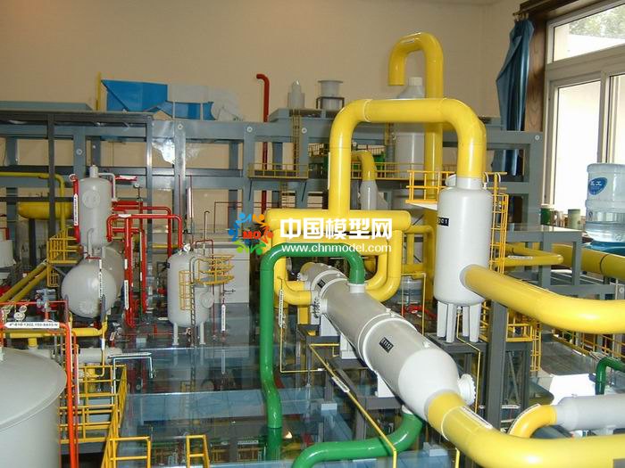石化裝置配管模型
