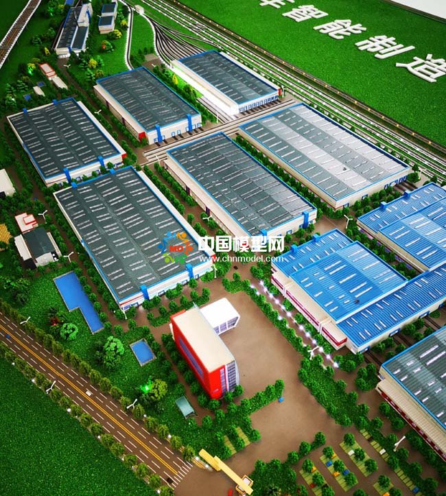 汽車智能制造工廠沙盤(pán)模型