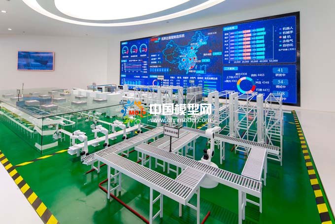 飲料灌裝生產(chǎn)線模型