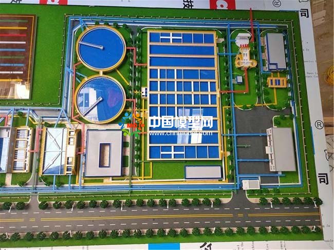 污水處理廠演示沙盤模型