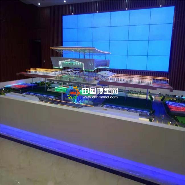 鹽城高鐵站沙盤模型